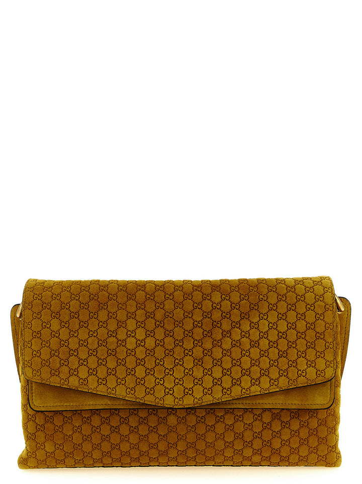 Gucci Gg Medium Suede Shoulder Bag Borse a Spalla e Tracolla - Giallo | 5fb4f313356fd57d93607d355f21c44330d4619e