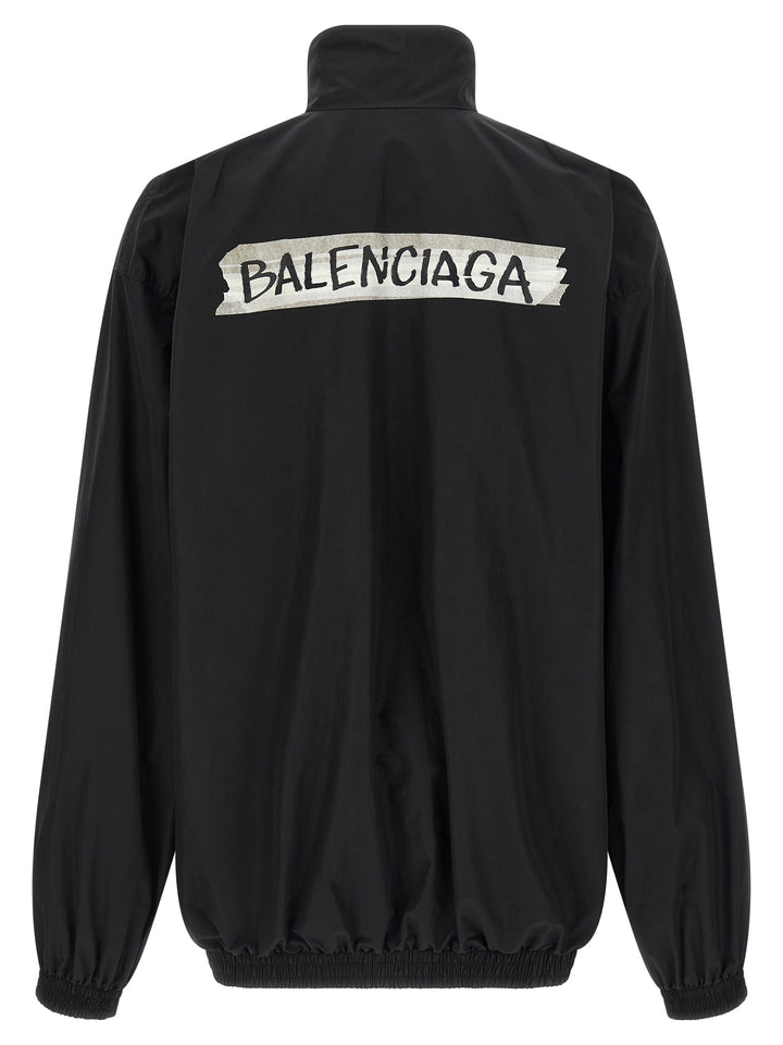 Balenciaga Masking Tape Felpe - Nero | f0ef9c7636939fcd3b972310dabc1c6e8fbd0800