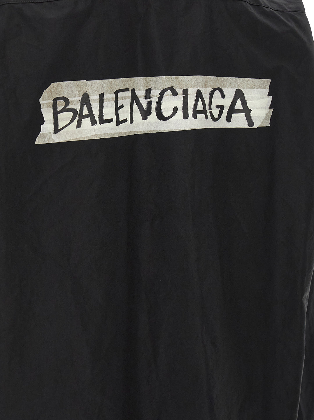 Balenciaga Masking Tape Camicie - Nero | 1ab9934ff2d0405ece00437501d7a82df95ebb0a