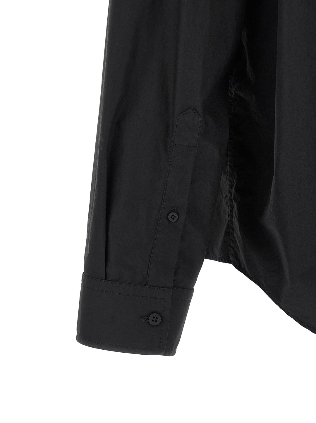 Balenciaga Logo Patch Shirt Camicie - Nero | 7b9327d425d3e93a9864ec2ea4b8b469ba1c1788