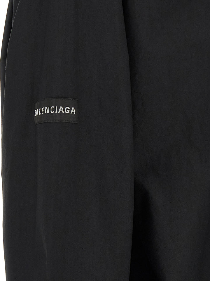 Balenciaga Logo Patch Shirt Camicie - Nero | d48d8a97261f547f27ce66a66f48bb2dbcb0fe69
