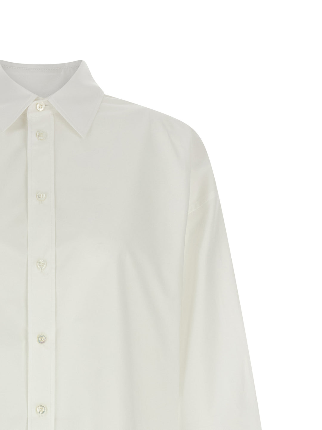Balenciaga Lace-Up Camicie - Bianco | e3d450851947dbb660d6897ac3c88032205240f1