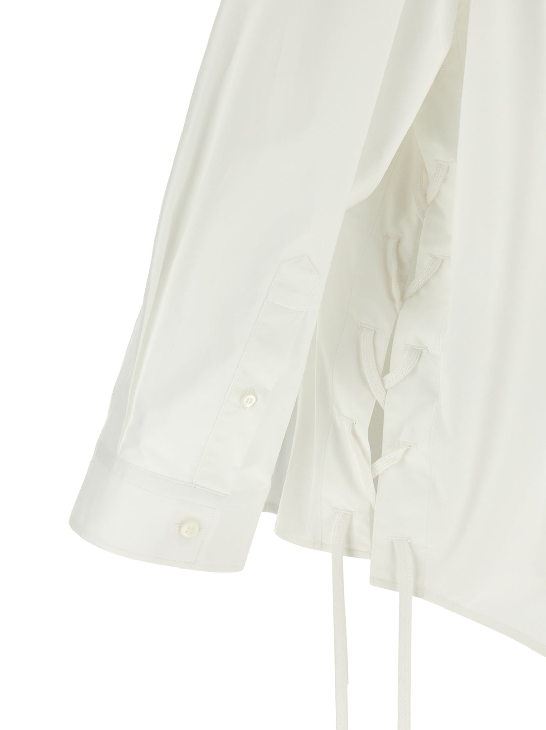 Balenciaga Lace-Up Camicie - Bianco | 3e95b7a87d7060fc11e284b601d5d9a68740ca22