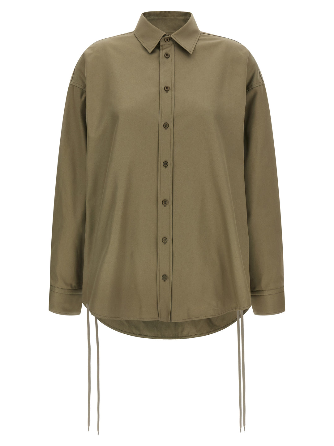 Balenciaga Lace-Up Camicie - Verde | 53c5bc62fbac8a55d19ba940baedf6de0116a69c