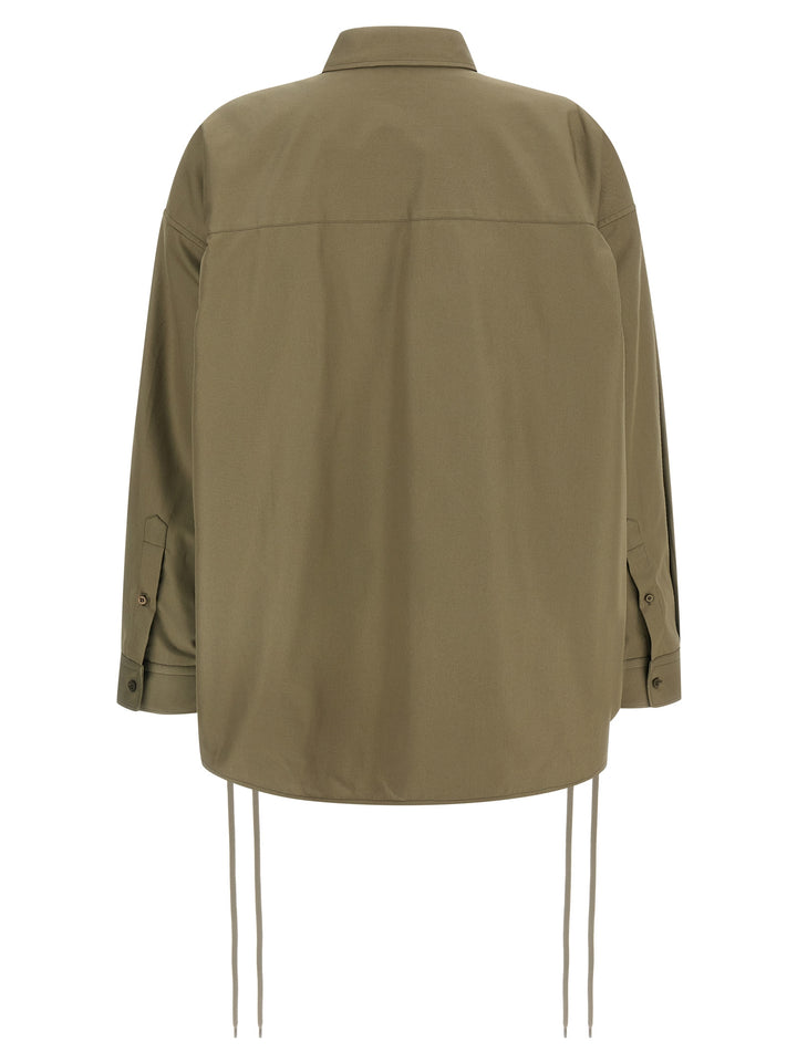 Balenciaga Lace-Up Camicie - Verde | 7166409786da3f8e4a14613dbc9beb4ee385c803