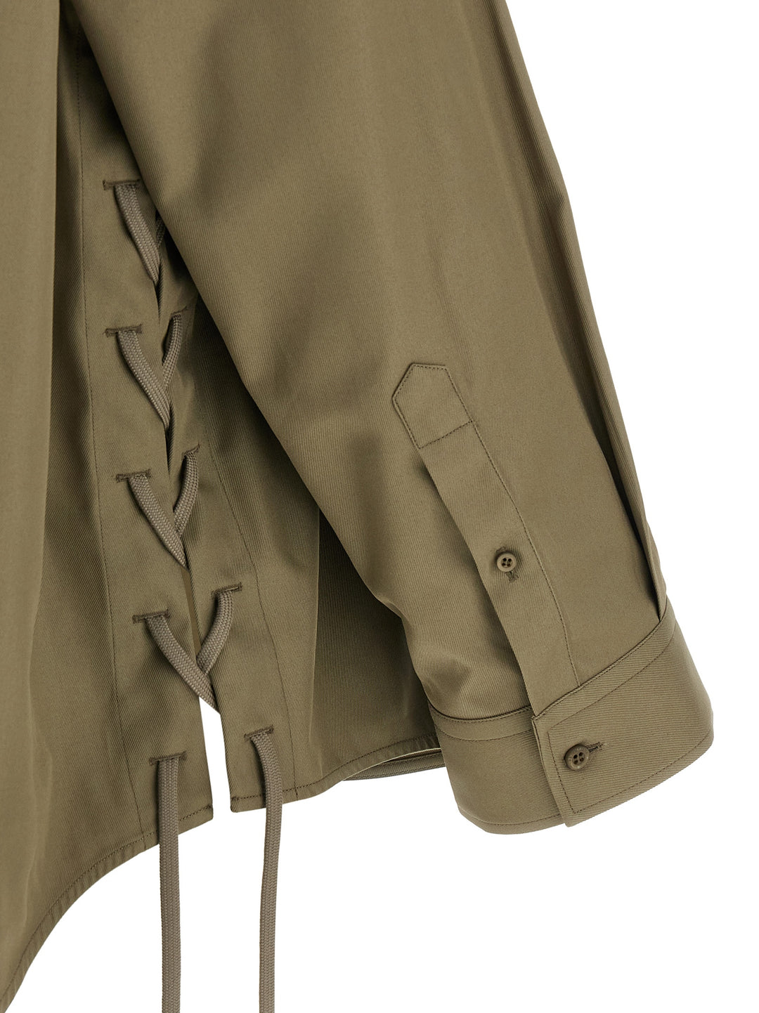 Balenciaga Lace-Up Camicie - Verde | b180a1fcfcdb4e4142b0607ed71197d6b3fd24bd