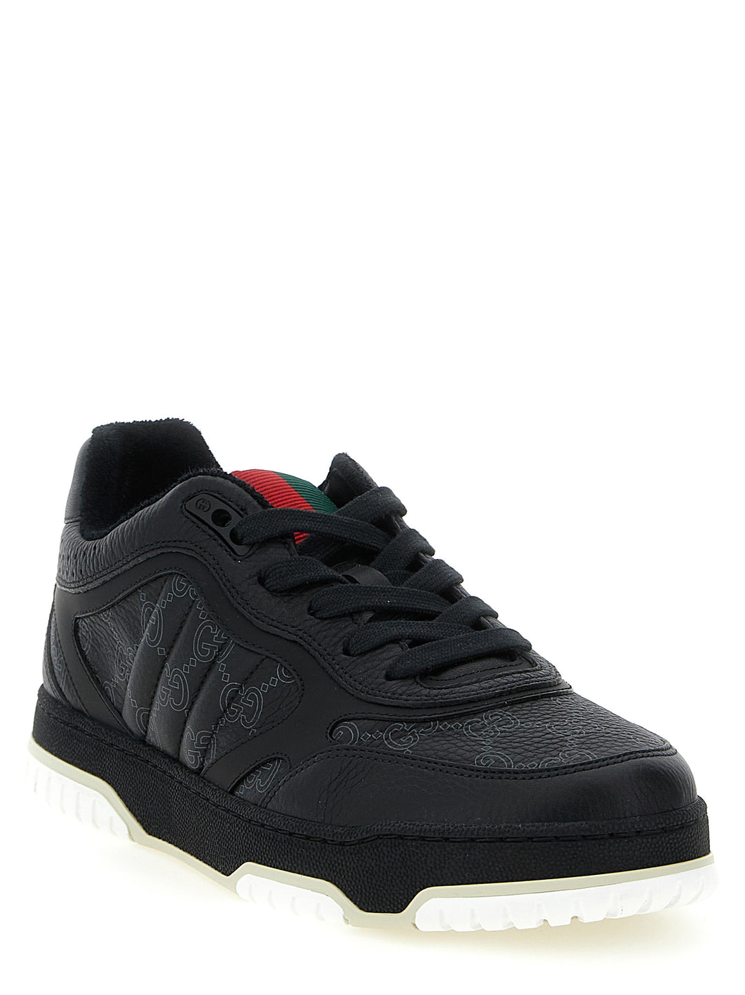 Gucci Gucci Re-Web Sneakers - Nero | 31be1d9266d4a08bf98855e9726f788851bc6c1e