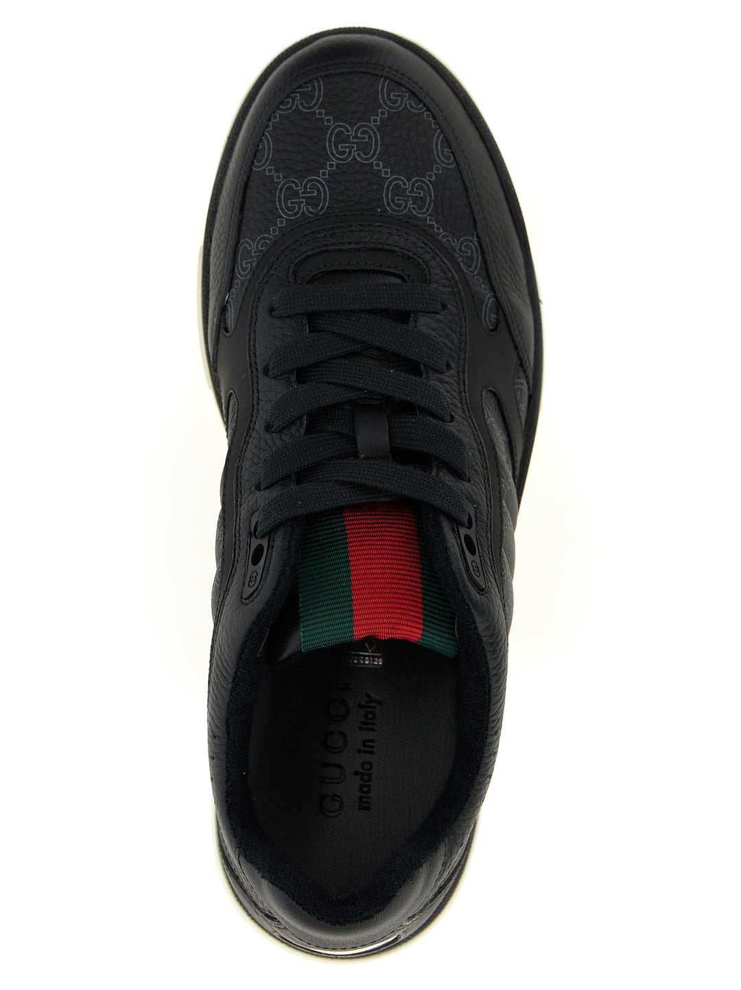 Gucci Gucci Re-Web Sneakers - Nero | e91fd2f38e3377755ade710227a4a9c2dac7cf83