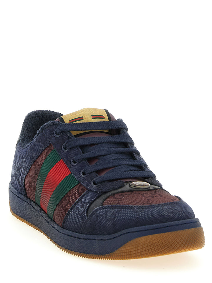 Gucci Screener Sneakers - Blu | 8452279fd57c1d9995c60924cbddb8f9928a22d0