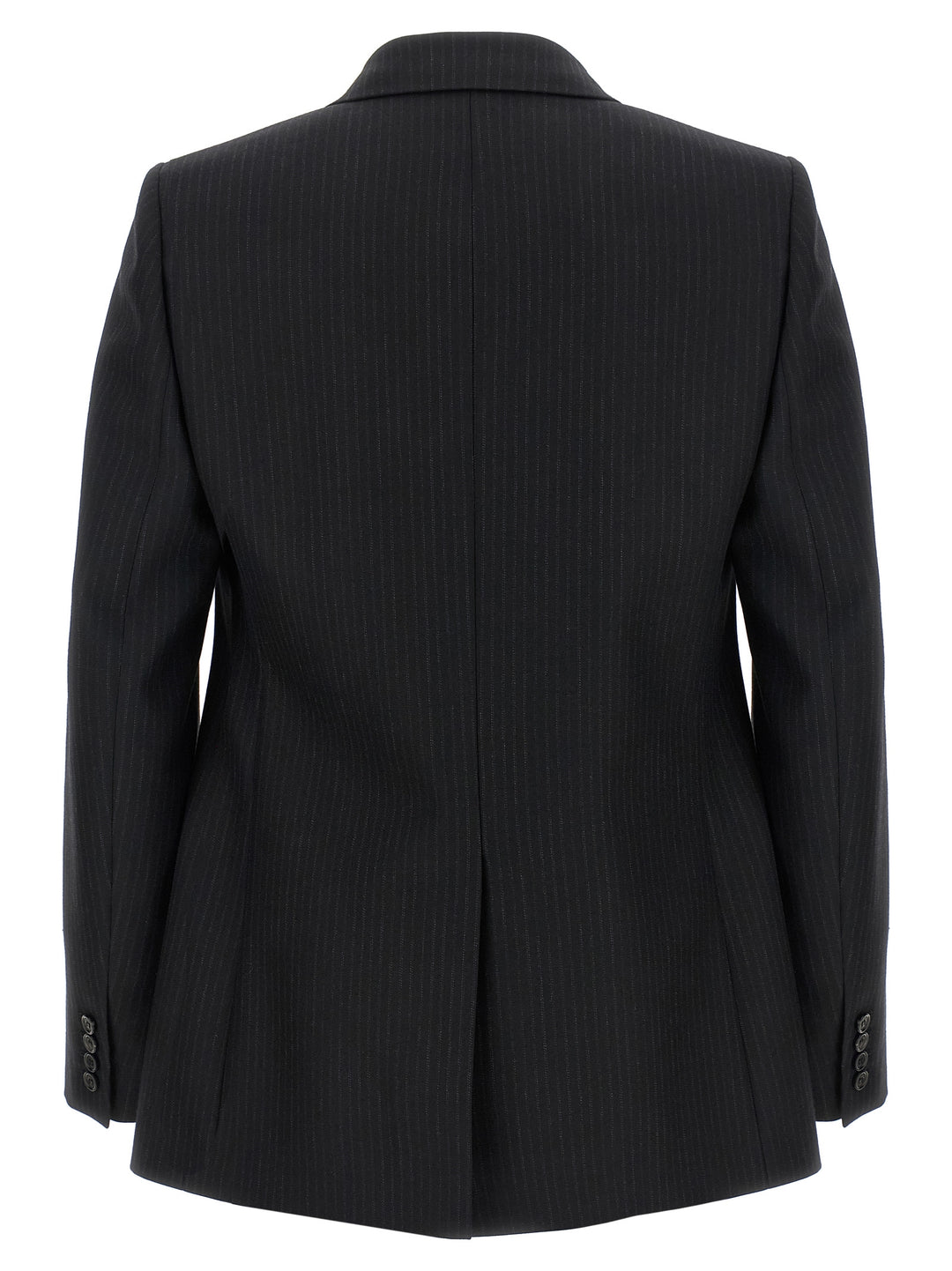 Saint Laurent Pinstripe Blazer - Nero | 46539180928b1e405b659e72c36f3dde0f1792eb