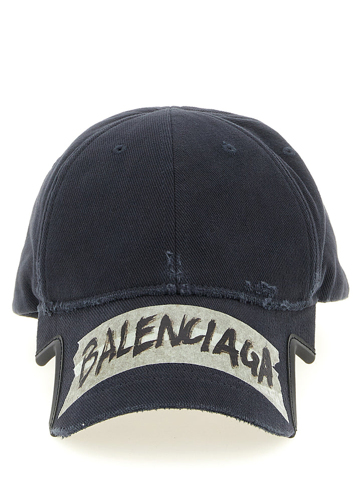 Balenciaga Masking Tape Cappelli - Nero | 6624d94dfc82a4fb732808c0528e487fd859a211