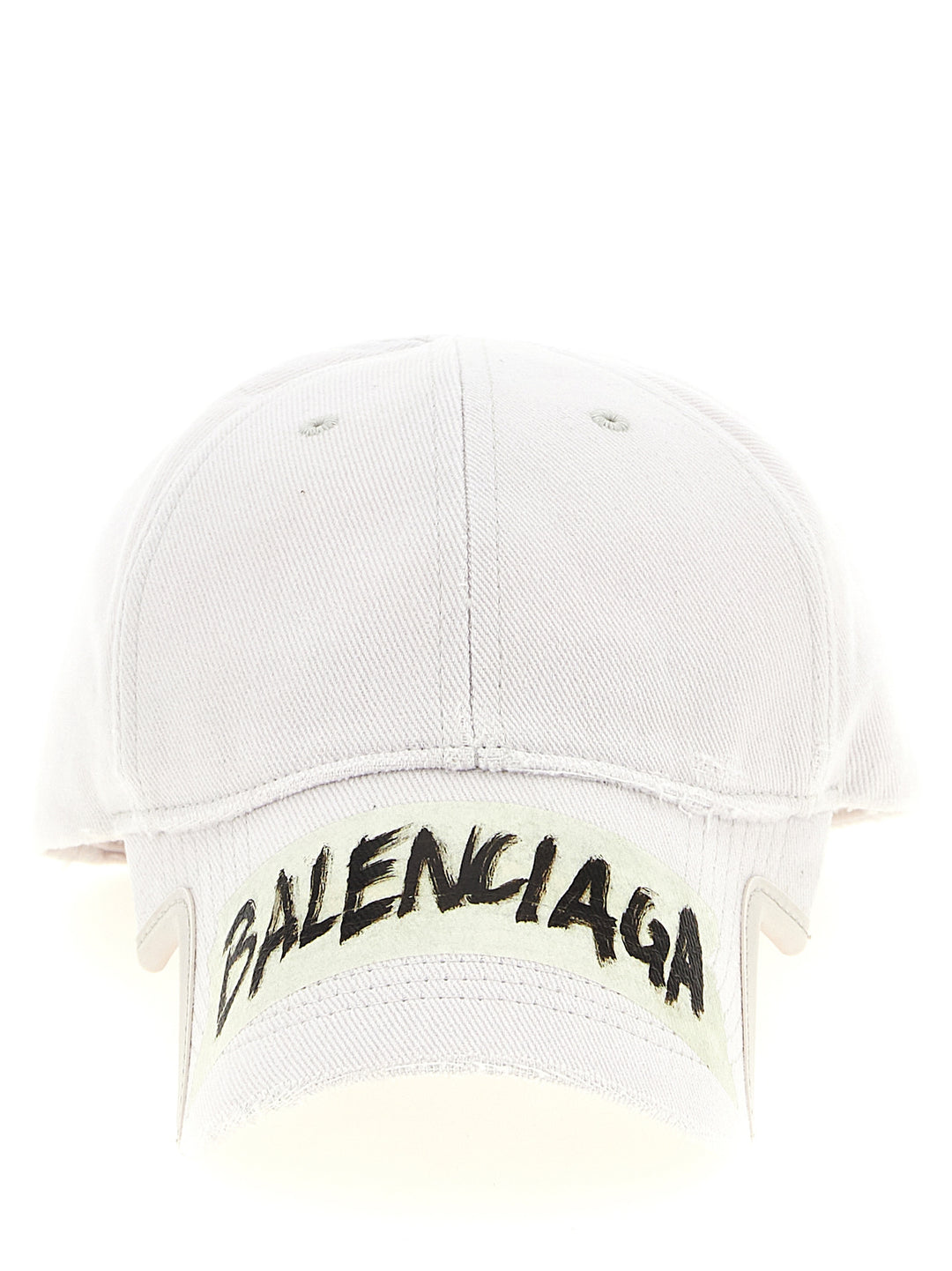 Balenciaga Masking Tape Cappelli - Bianco | 135b7e1e2a6493af6fd32eef71bd065d91411928