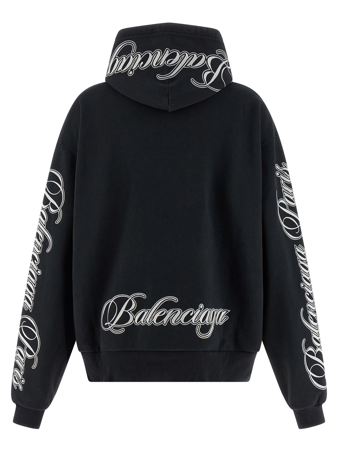 Balenciaga Cursive Felpe - Nero | 90fd8c36f8bf2acd586a696bbf49acead68d79ac
