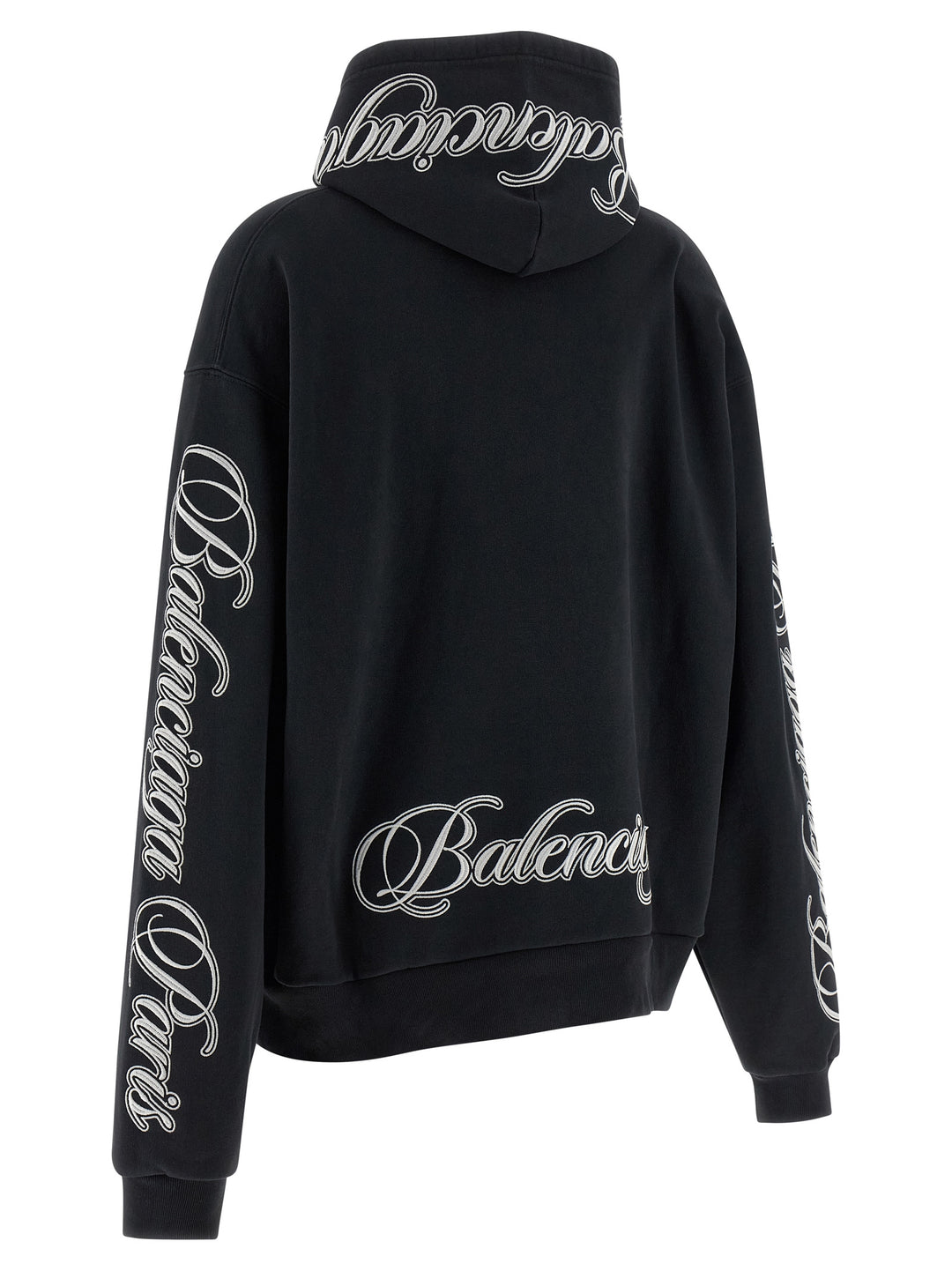 Balenciaga Cursive Felpe - Nero | 1a6d7b1b5e935a8f37a89a6cdb353360b2ac15ac
