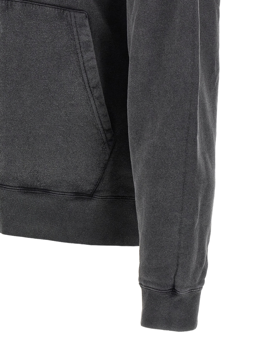 Balenciaga Washed Crayon Loop Felpe - Bianco/Nero | b593fe09430c70a678b24e9f240758aaedf79333