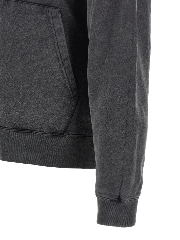 Balenciaga Washed Crayon Loop Felpe - Bianco/Nero | b593fe09430c70a678b24e9f240758aaedf79333