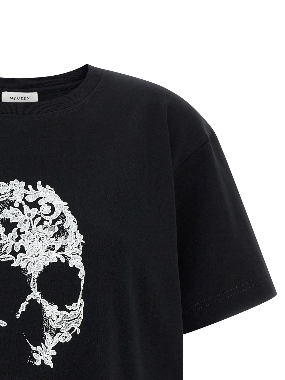 Mcqueen Skull T shirt - Bianco/Nero | 392909950e4c1a3abea3ad851707ef207dce225e