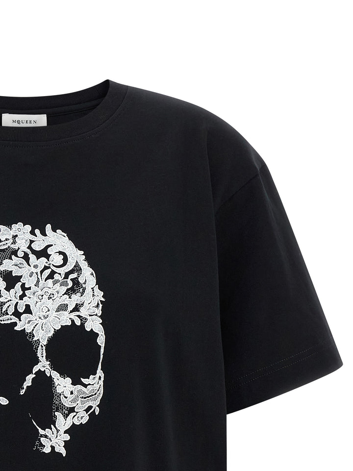 Mcqueen Skull T shirt - Bianco/Nero | 392909950e4c1a3abea3ad851707ef207dce225e