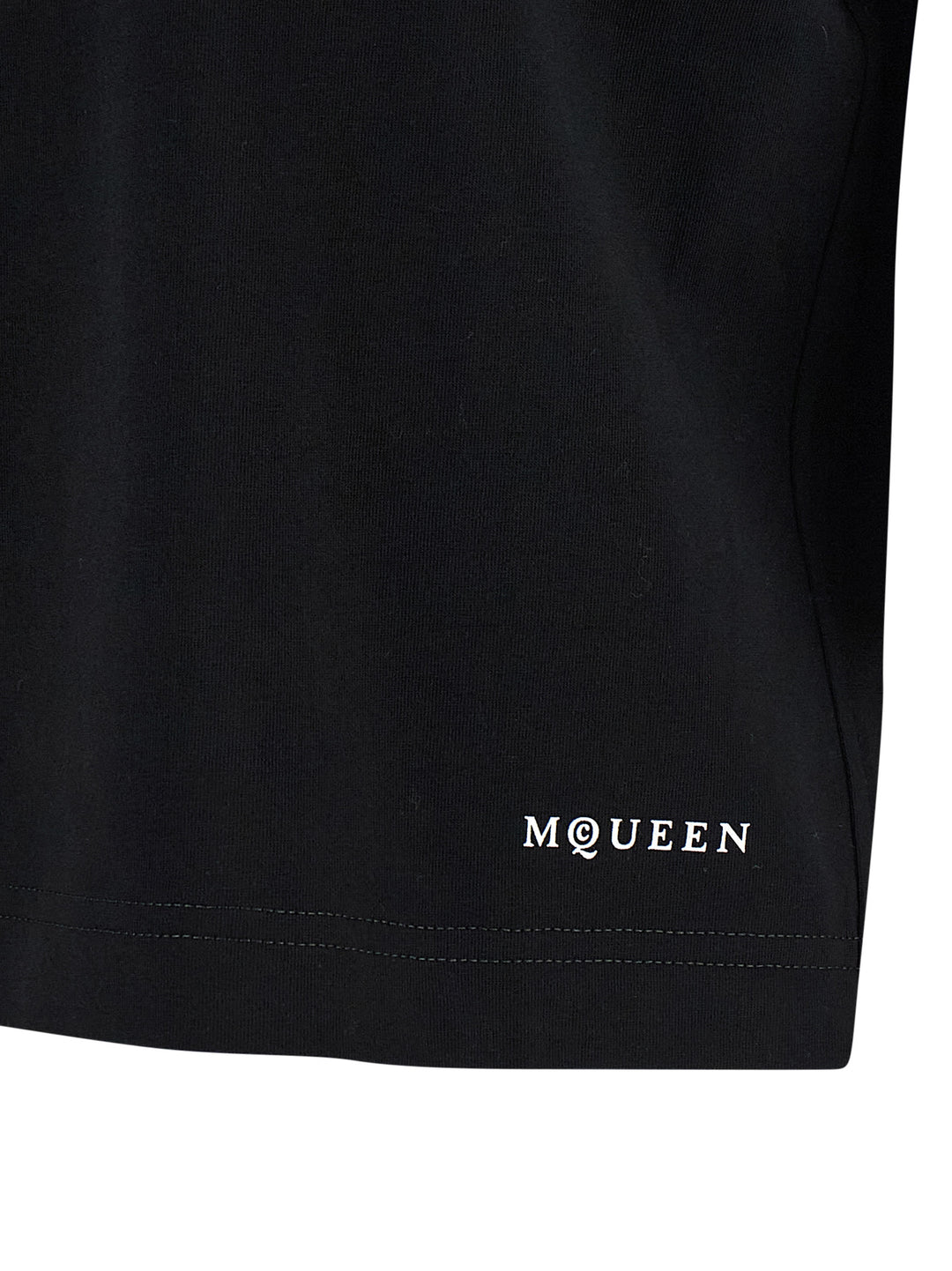 Mcqueen Skull T shirt - Bianco/Nero | 1d222b8af4e77d3b8d541fb50eb7e9fefe1a61aa