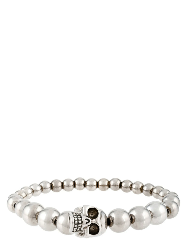 Mcqueen Skull Ball Gioielli - Silver | cc1a9fd604528d30bb9387e6218930a1d582b968