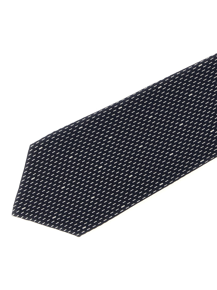 Saint Laurent Polka Dot Tie Cravatte - Blu | 8f336e0b446c19b8340e36ecd90008b680f5469c