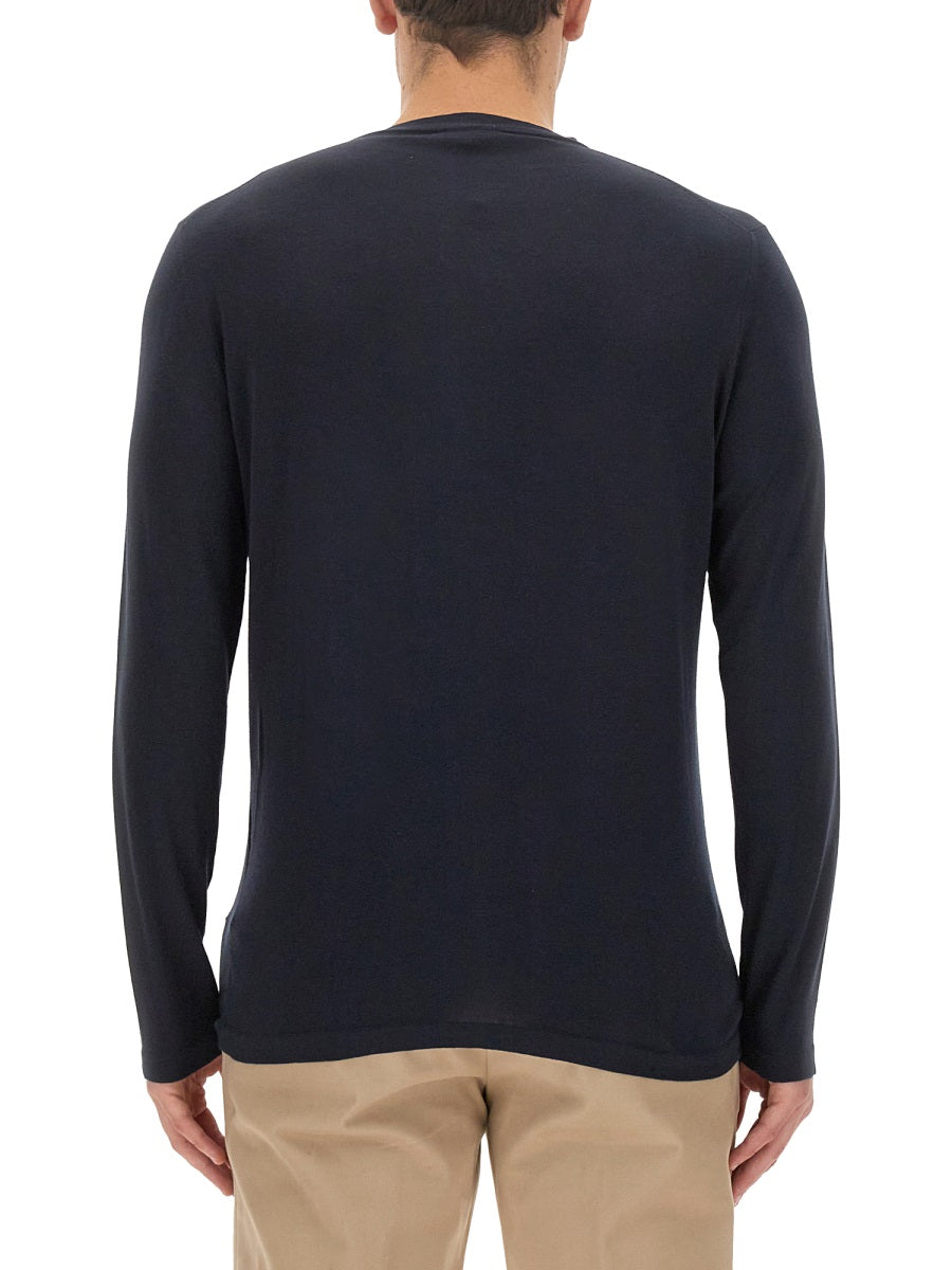 Drumohr T shirt - Blue | 370cc1771aaa7187cc0fd751b889056c6b24ac0c