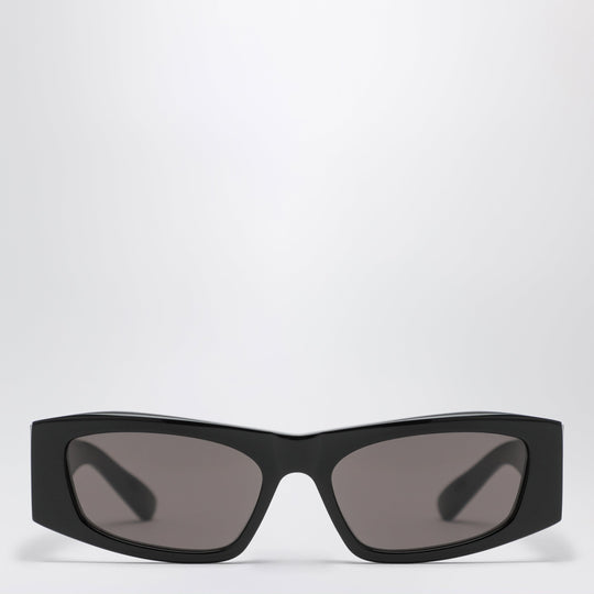 Nano Rectangular Black Sunglasses