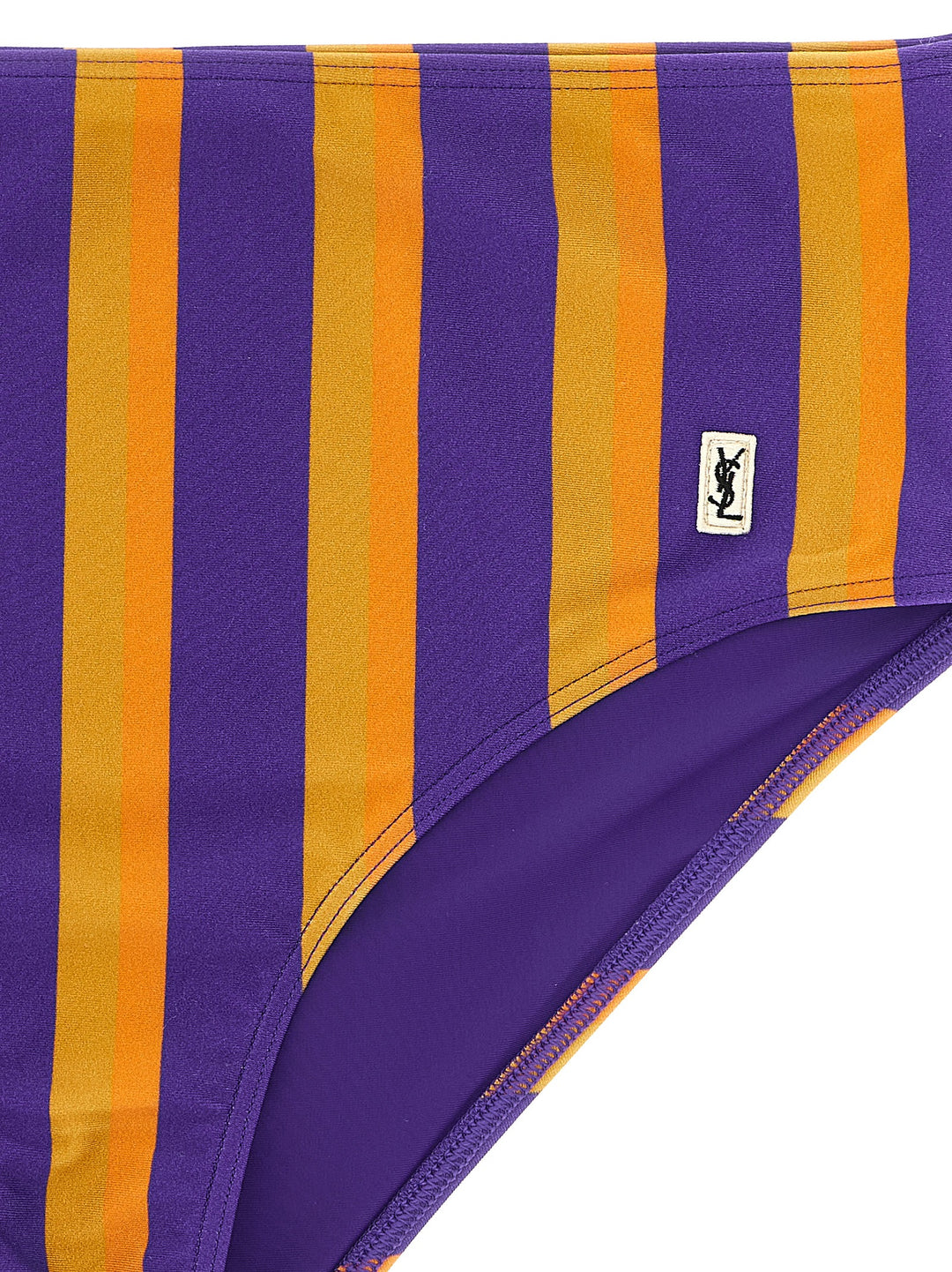 Saint Laurent Striped Bikini Briefs Beachwear - Multicolor | 92765630b0ffa447247346195678d5989619dea4