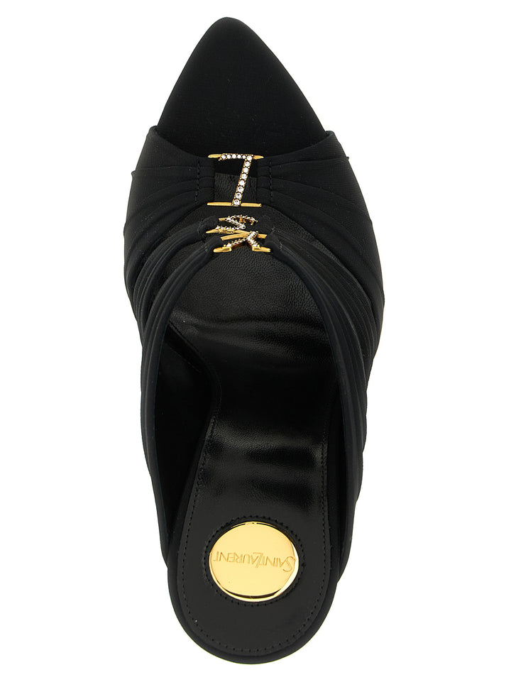 Saint Laurent Emilie Sandali - Nero | 4392eb0e1a76752a1e3ee2d61f4e23f774c5bdbe