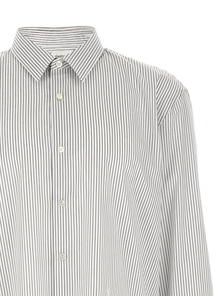 Saint Laurent Cassandre Camicie - Bianco/Nero | 6ee01f79f9facdd9243e111ce6406e7ab07c78c3