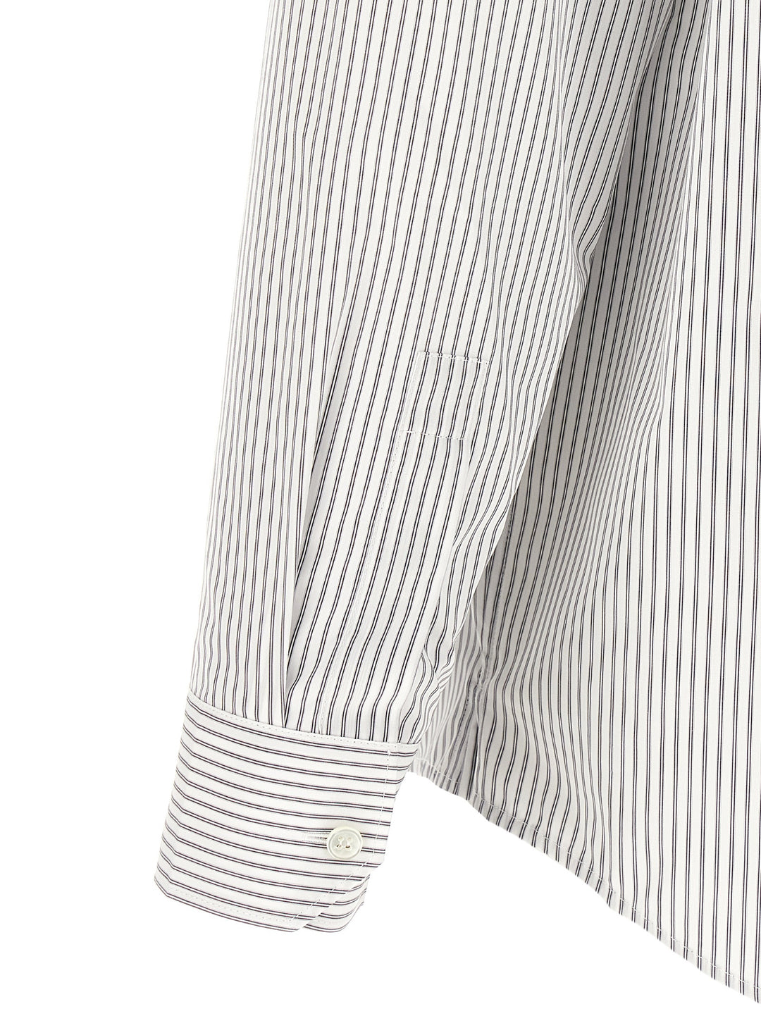 Saint Laurent Cassandre Camicie - Bianco/Nero | 1f1d7bd7289e17f18259e0e1ac6c298854d76aa7