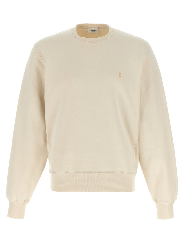 Saint Laurent Cassandre Felpe - Beige | f9665f836d89387e32e219267031df5cee23c68d