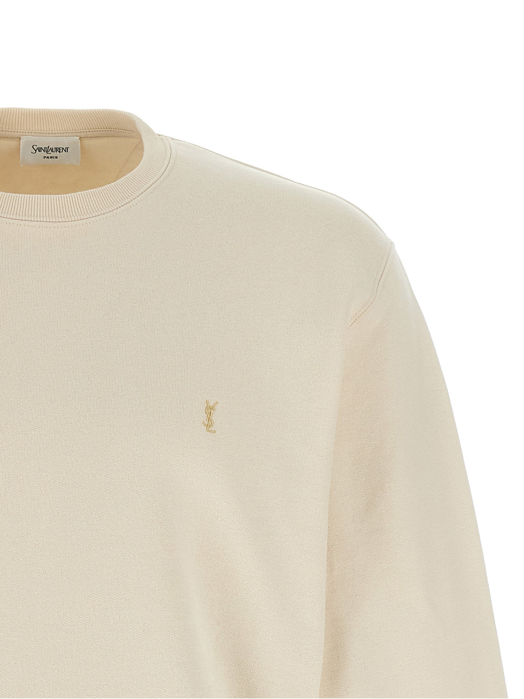 Saint Laurent Cassandre Felpe - Beige | 449b8773c66351cbeb9f1aad4a8de5842123240a