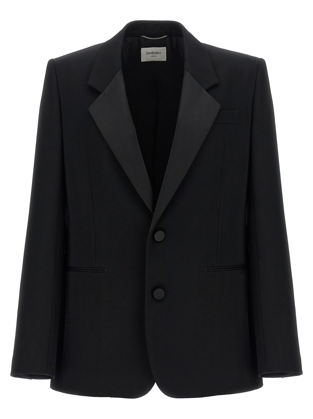 Saint Laurent Smoking Blazer - Nero | f5f904df57e03a6a77180bff0575945ac353e2e5