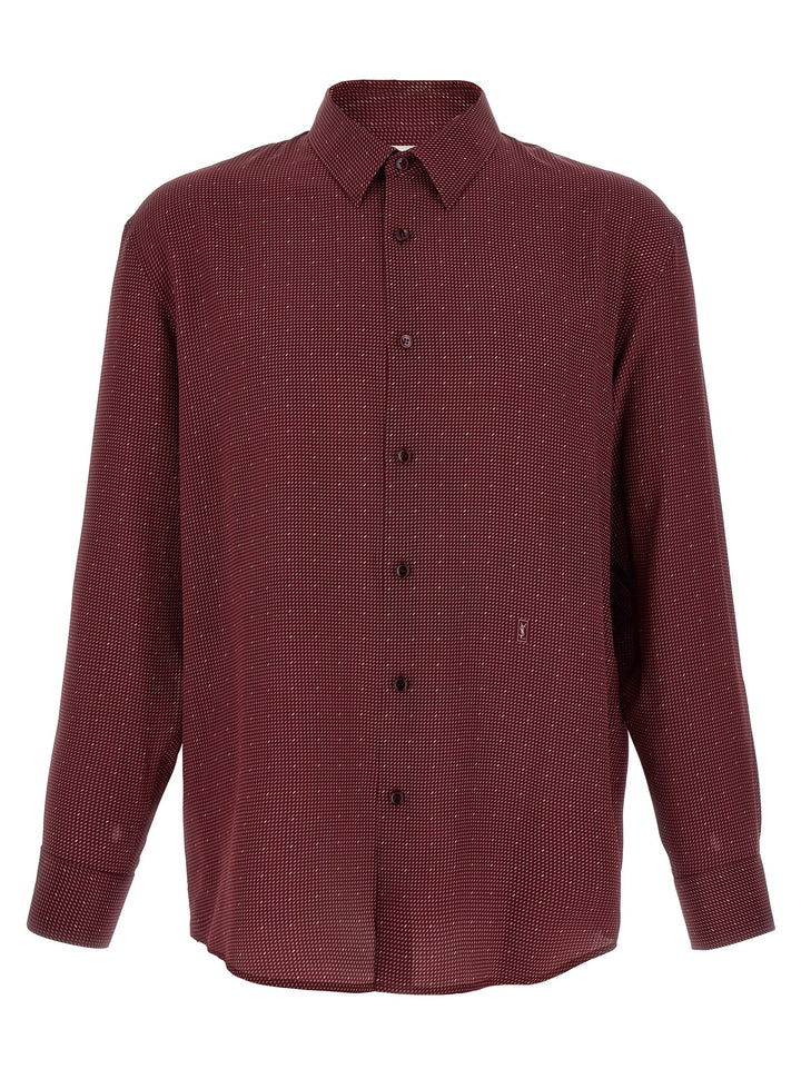 Saint Laurent Cassandre Camicie - Bordeaux | 0fe131312484ead2ae33df9e8cf1d1f8fbfe01f6