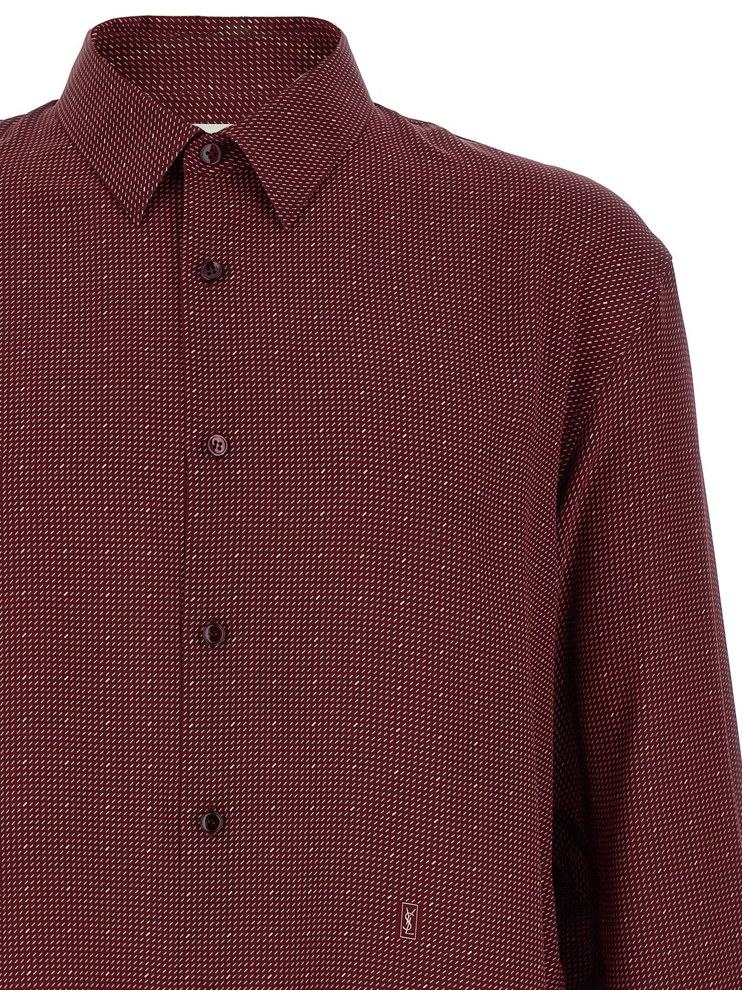 Saint Laurent Cassandre Camicie - Bordeaux | fc3bd1bd45f8155fea4267e921b6253a939b96c7