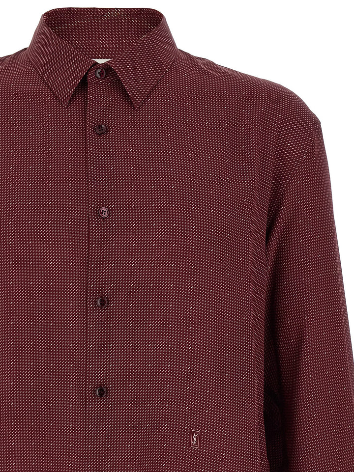 Saint Laurent Cassandre Camicie - Bordeaux | fc3bd1bd45f8155fea4267e921b6253a939b96c7