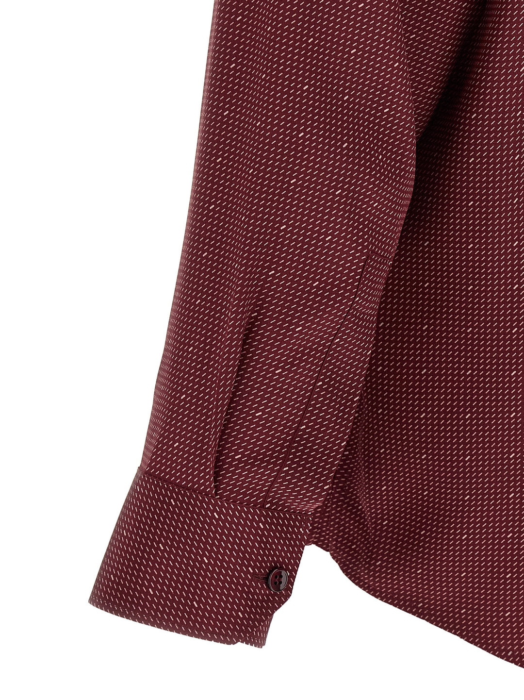 Saint Laurent Cassandre Camicie - Bordeaux | b48a990f8675afde87d1afb271dbd95ff9a24e16