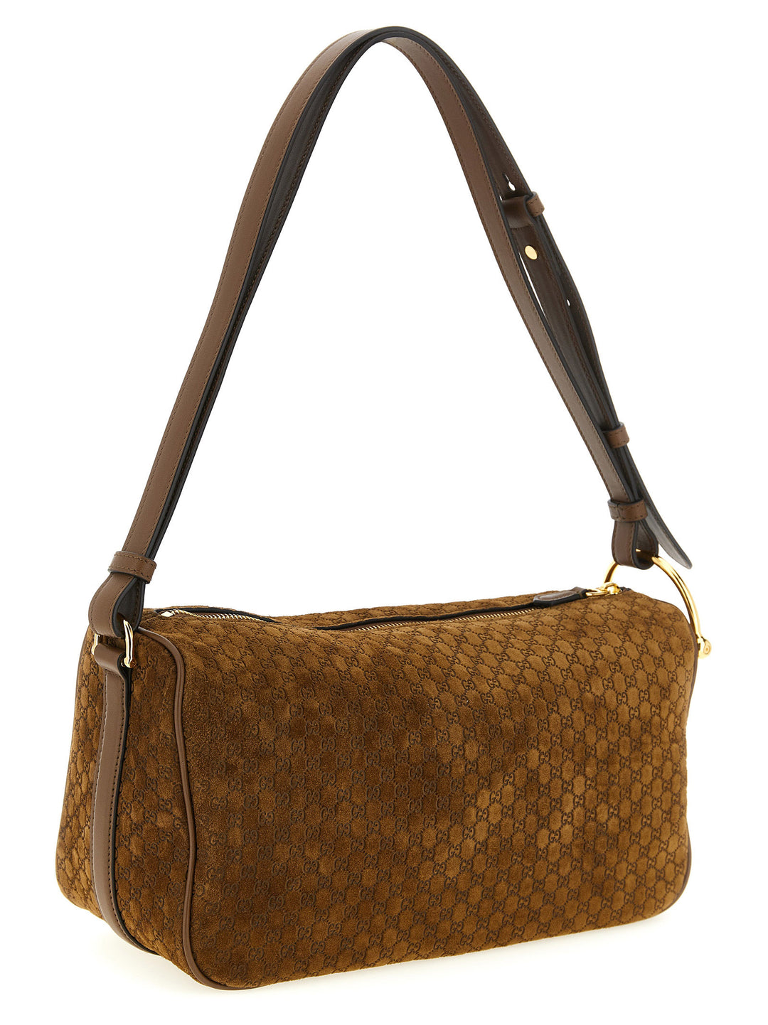 Gucci Gucci Half Horsebit Borse a Spalla e Tracolla - Marrone | cb9a4970c0a8c5c7fdbafa5aaed9f7b94d32a99a