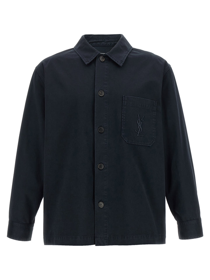 Saint Laurent Cassandre Camicie - Blu | 76ea2e9e9e657f153e5f615a2972cad7b8becde1