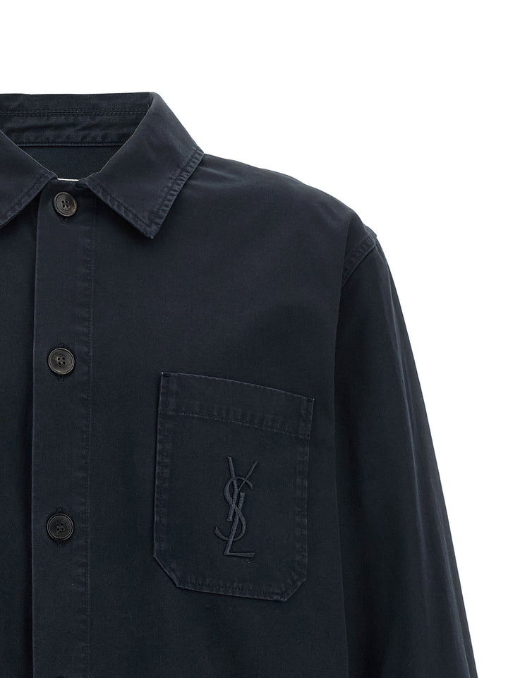 Saint Laurent Cassandre Camicie - Blu | 6b27d2da1cae299f682b7f1e37af6b00b54a5379