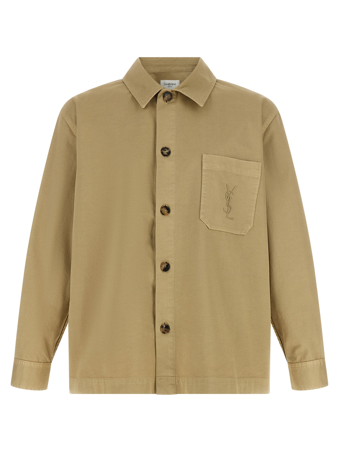 Saint Laurent Cassandre Camicie - Beige | ca7ac334ea352bdacf4e5fc761b5349f7efa73f9