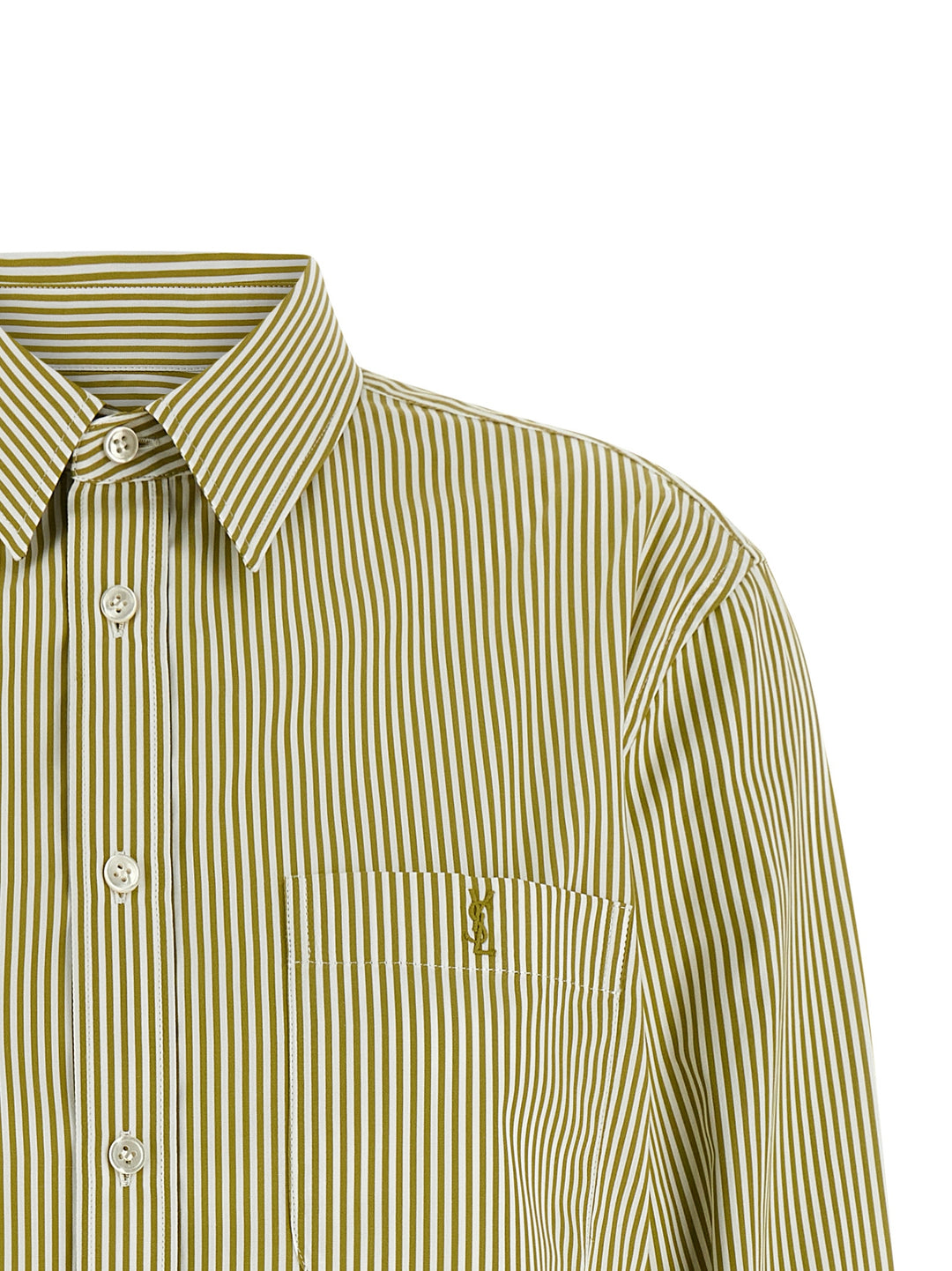 Saint Laurent Cassandre Camicie - Verde | c1ade1e789a6a4d2ad57dece49a1e0009092f2a6