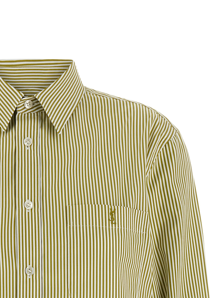 Saint Laurent Cassandre Camicie - Verde | c1ade1e789a6a4d2ad57dece49a1e0009092f2a6