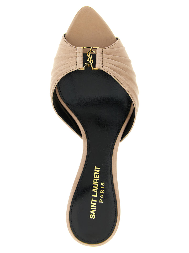 Saint Laurent Babylone Sandali - Rosa | 6746ef25272a3c5e6dcb10bf75de953439fdf681