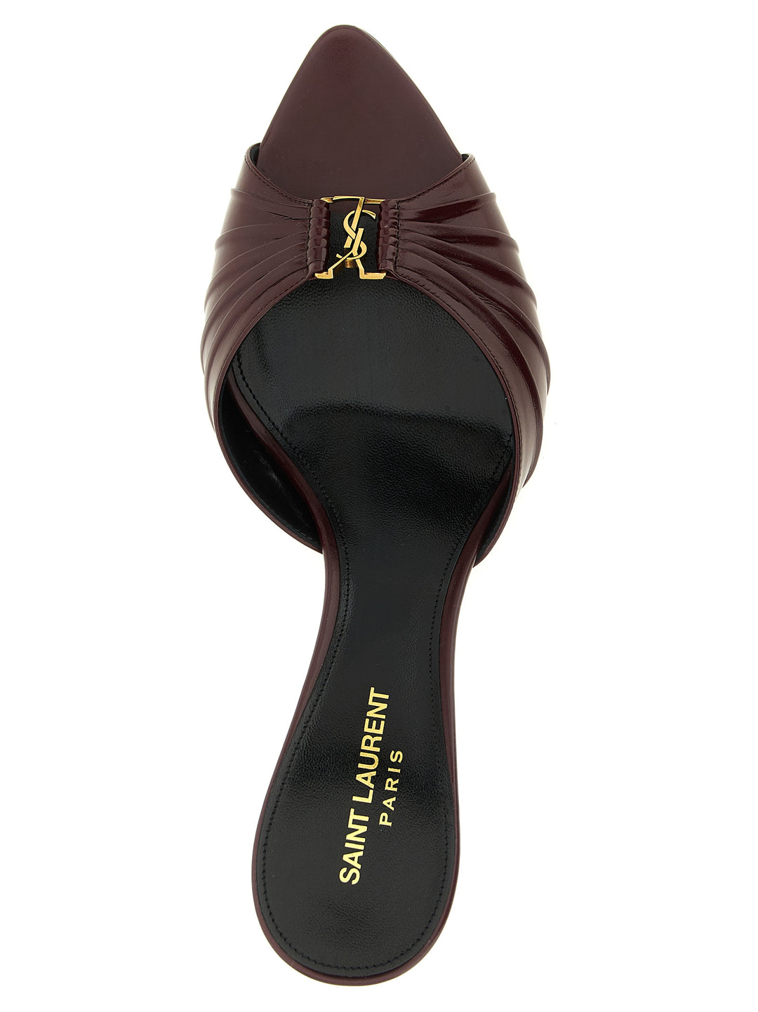 Saint Laurent Babylone Sandali - Bordeaux | cf8bcb3753d554bb946874b92a10f83f29ab2c5d