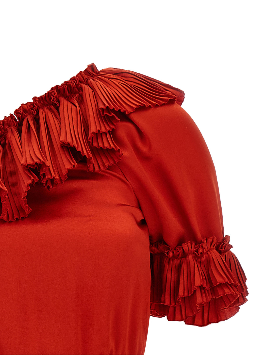 Saint Laurent Silk Dress Abiti - Rosso | 0ad8ecaf769658dca8727eb8c27178e5596949aa