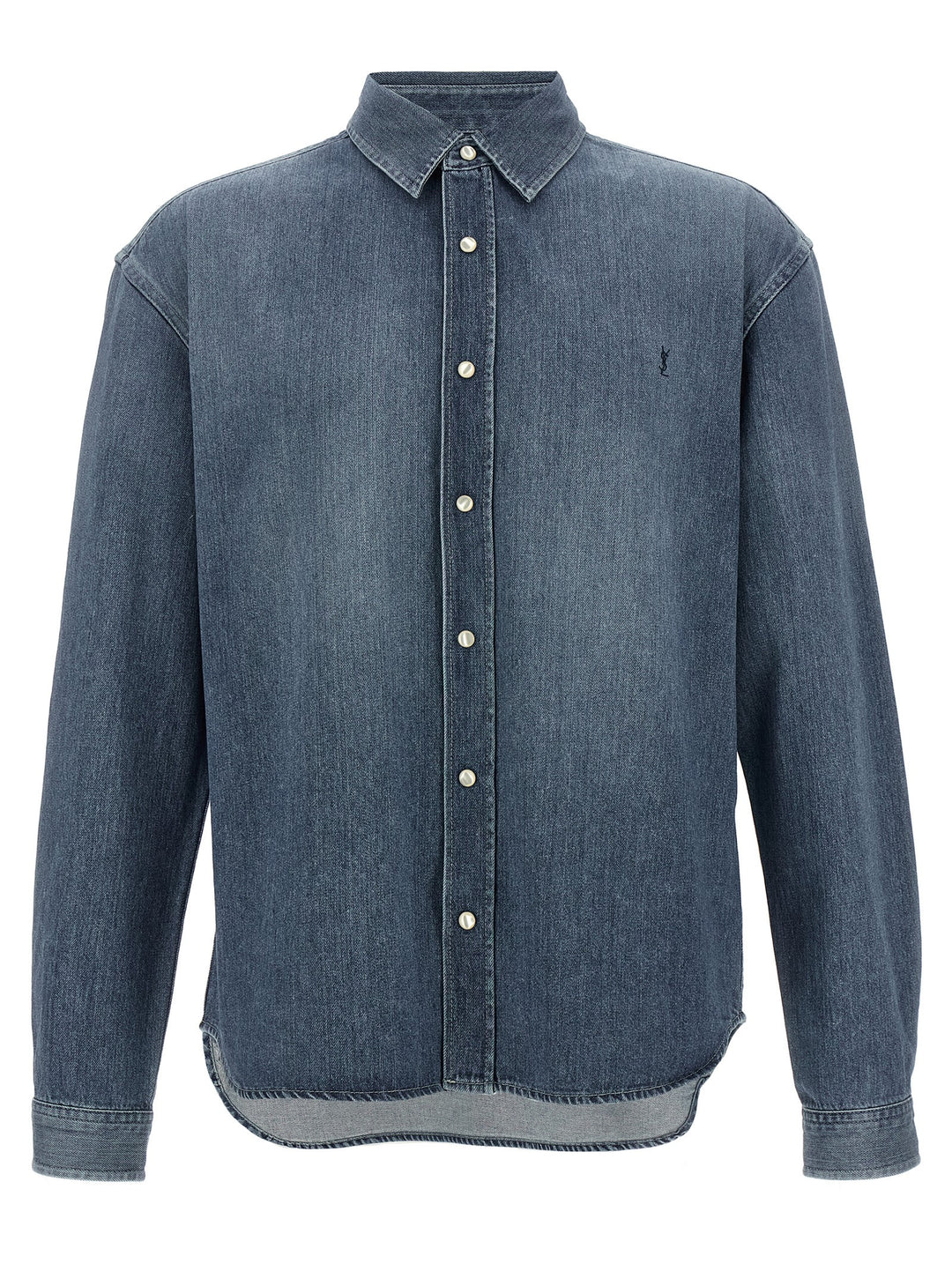 Saint Laurent Cassandre Camicie - Blu | 38a93ec3da69f8631df52f765a9cf5370bd154c4