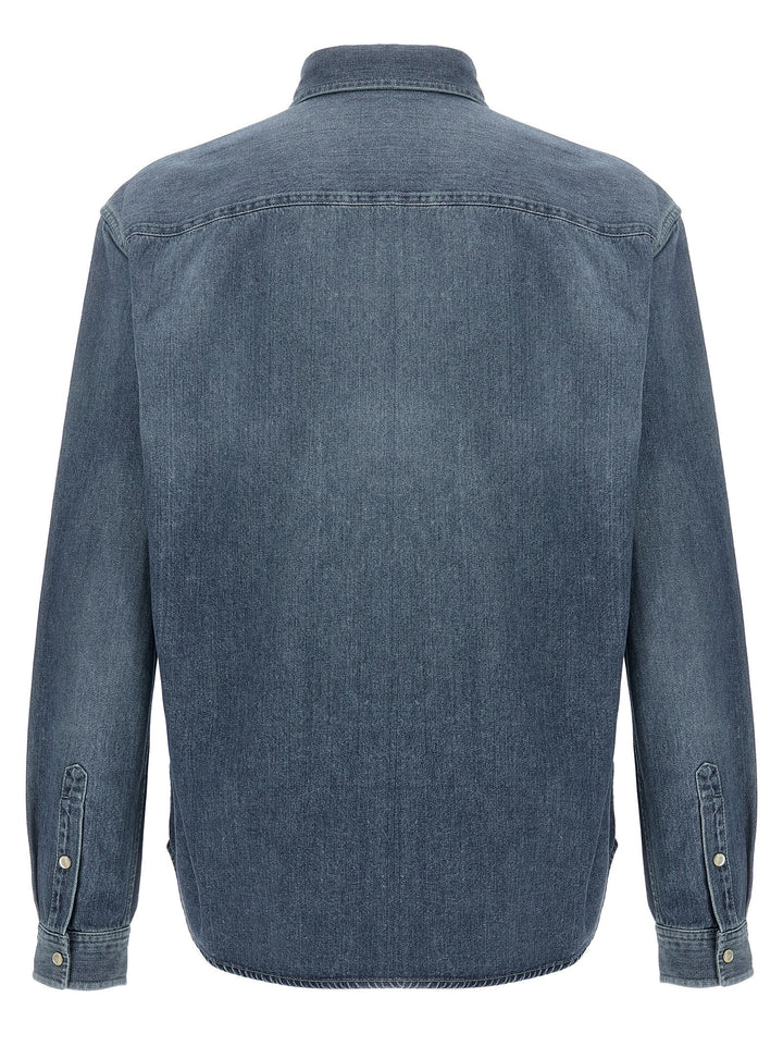 Saint Laurent Cassandre Camicie - Blu | e39bc0fd2e6f7a85bafc83ee5412e8eb5ae94e42