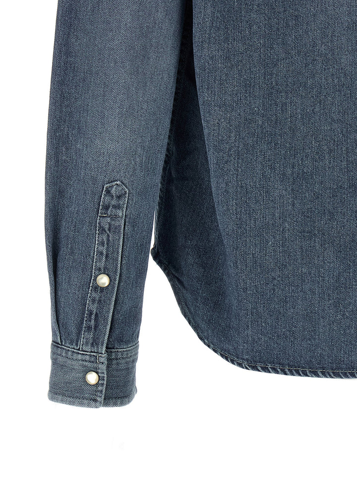 Saint Laurent Cassandre Camicie - Blu | 6bec1d57cd24d47702c2373ed28ce14100685dd8